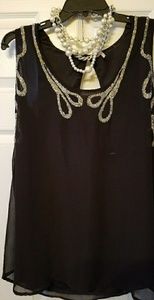 Black blouse sleeveless