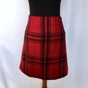 Topshop Skirts - Red Plaid Skrit Topshop Skirts - Red Plaid Skrit