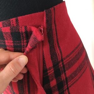 Topshop Skirts - Red Plaid Skrit Topshop Skirts - Red Plaid Skrit