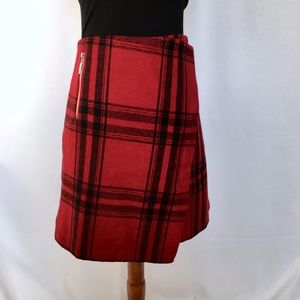Topshop Skirts - Red Plaid Skrit Topshop Skirts - Red Plaid Skrit