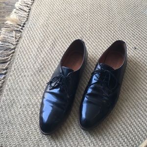 Madewell patent leather brogues size 9