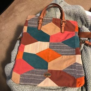 Fossil fold over crossbody bag!