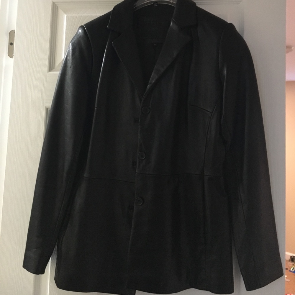 Blazer Leather Jacket - image 1