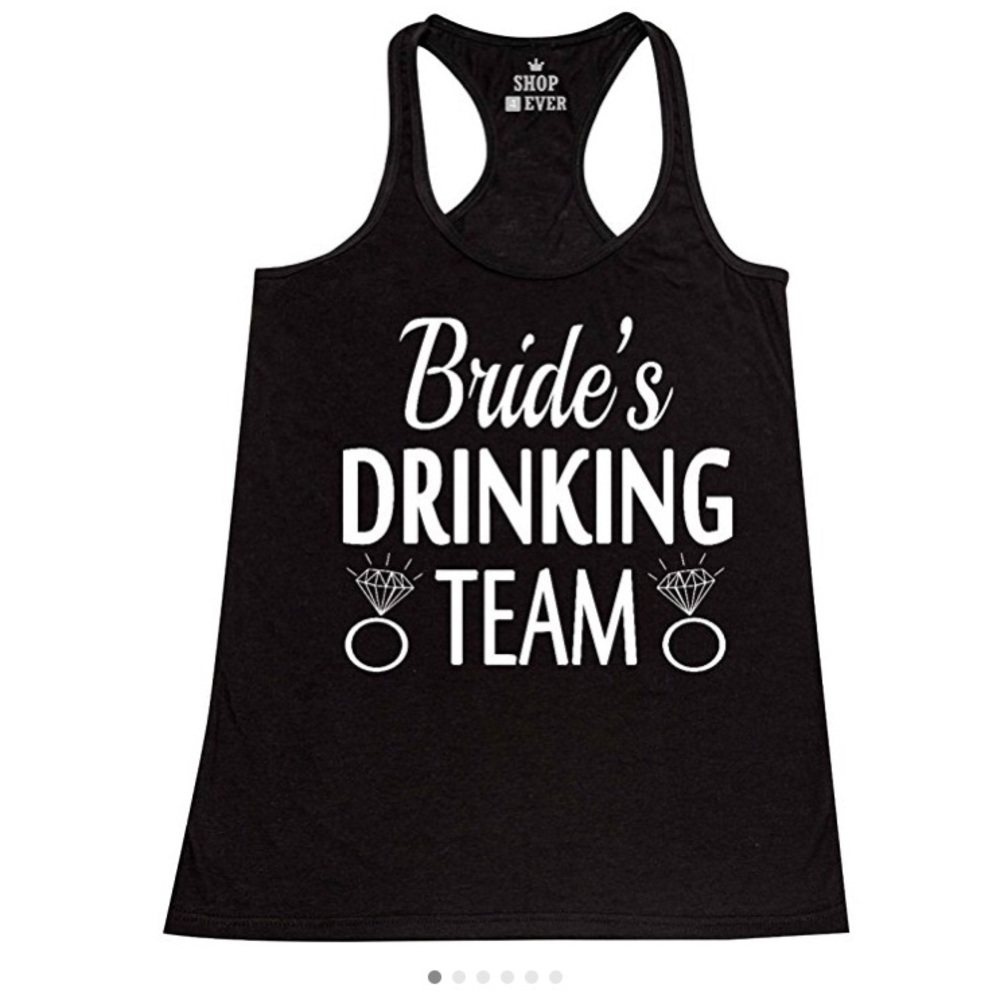 Bachelorette party racer back tank tops! 3)