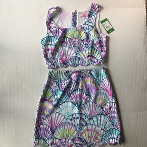 Lilly Pulitzer Cadden Set in Oh Shello, Sz 0
