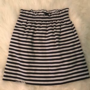 J. Crew striped skirt