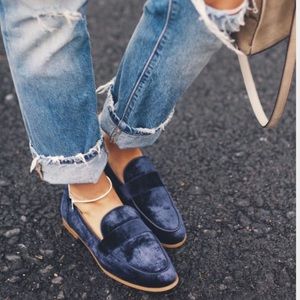 NWOT Franco Sarto Suede Loafers