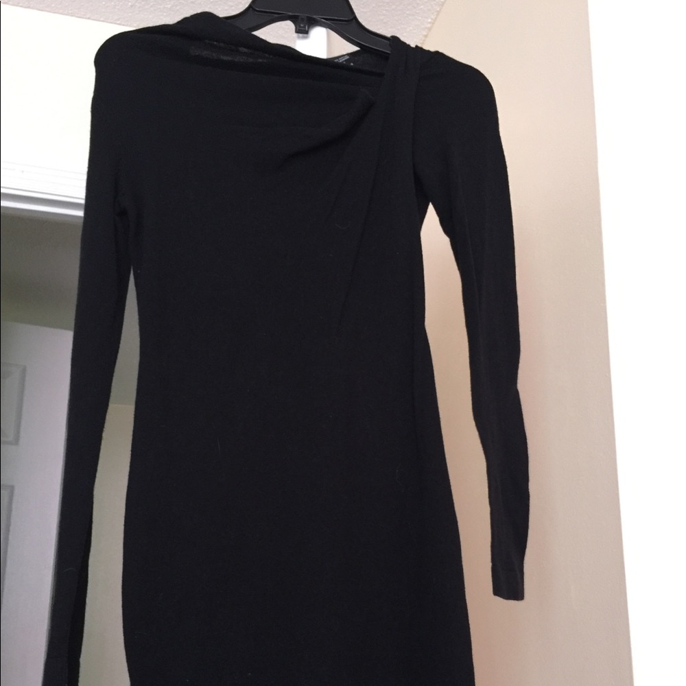 Black mini dress