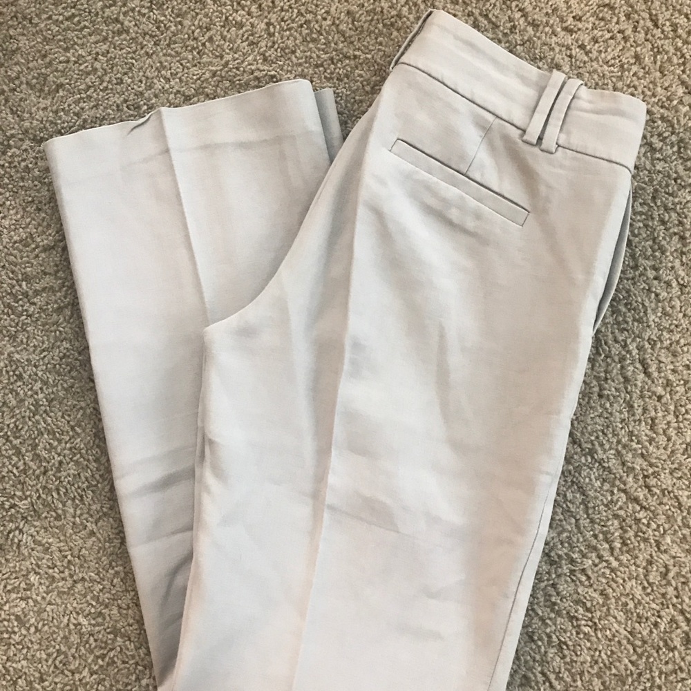 J Crew City Fit Greige Dress Pants