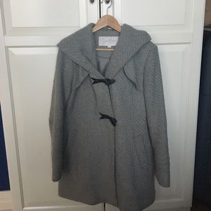 Hooded Knit winter jacket