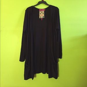Black Plus Size Cardigan