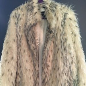 nuage faux fur coat