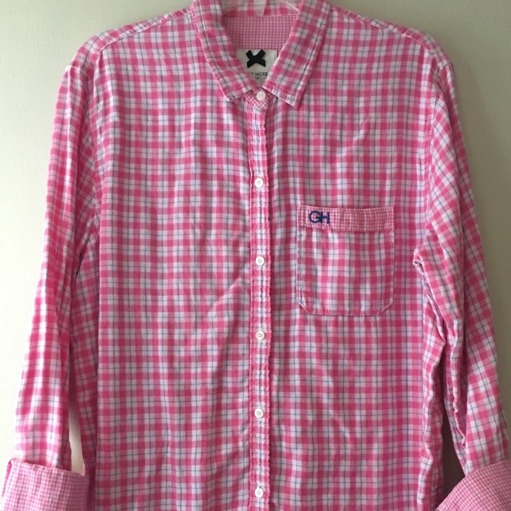 Gilly Hicks Plaid Buttondown Shirt
