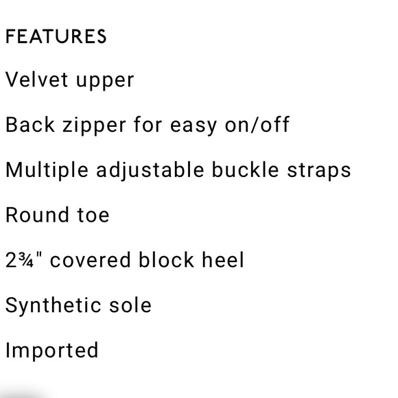 Blue Velvet Buckle Heels - Picture 7 of 7