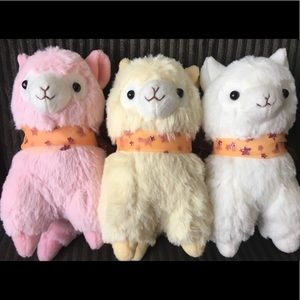 Alpaca Plush Toys - Set of 3