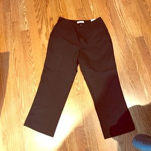NWT black dress capri pants