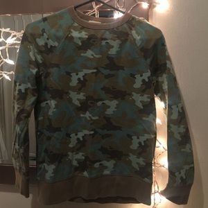 Boys camo print sweatshirt