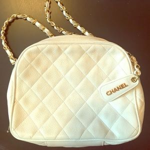 Chanel handbag white