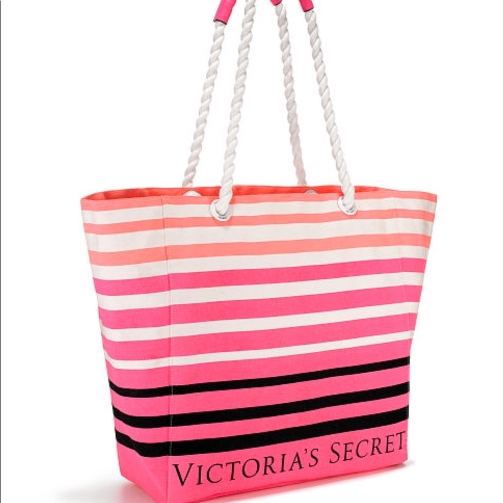 Victoria's Secret hot pink tote