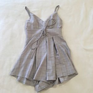 Gray Romper