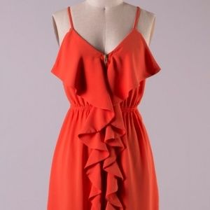 Orange Tank Dress - Size Small