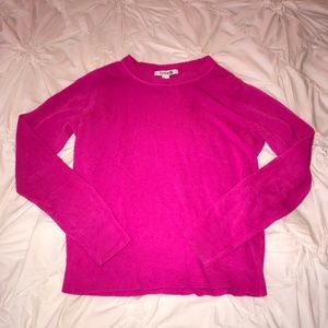 Hot pink sweater