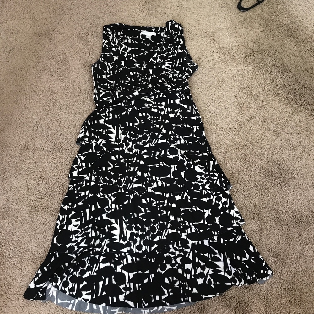 Sleeveless Tiered Ruffle Dress