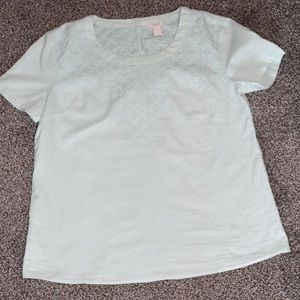 Mint J Crew Linen Top