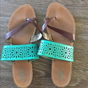 LOFT slide on sandals