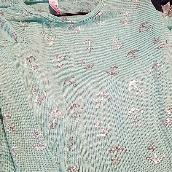 Aqua sweater long sleeve - Picture 2 of 2