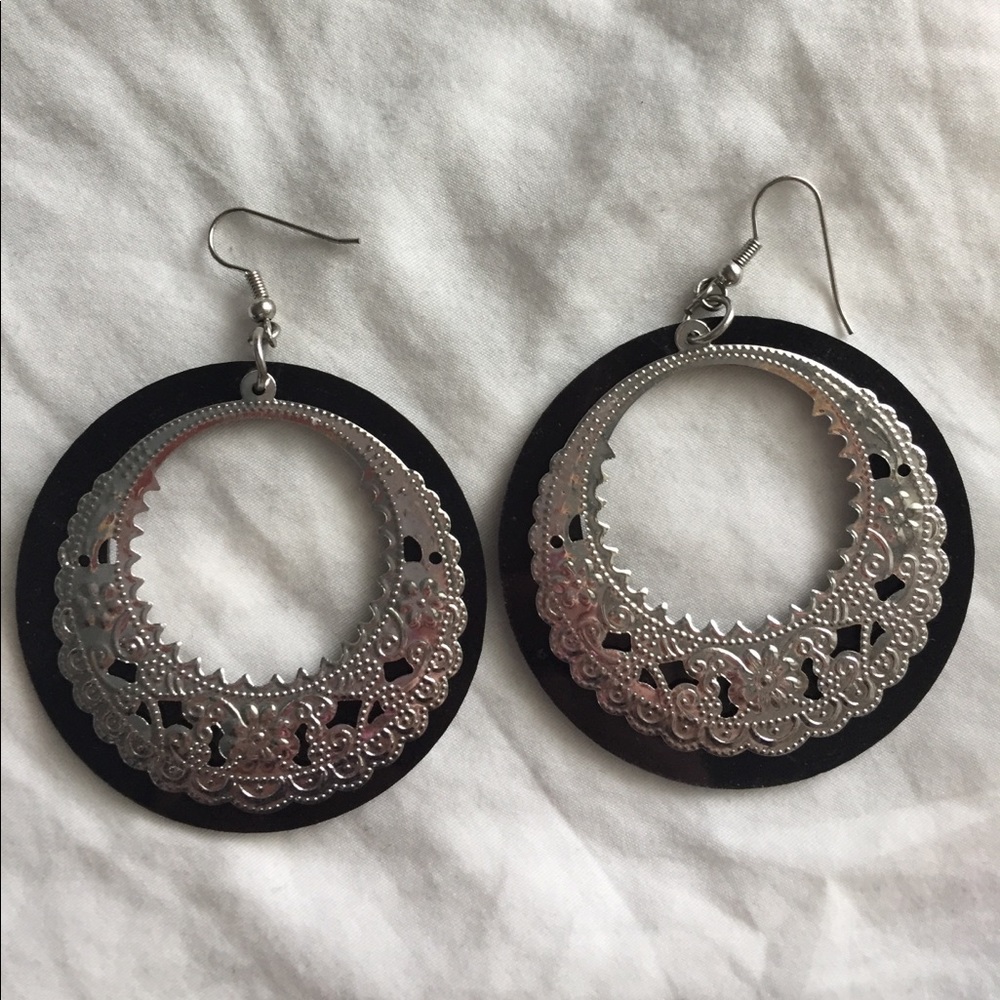 Fun big vintage style earrings