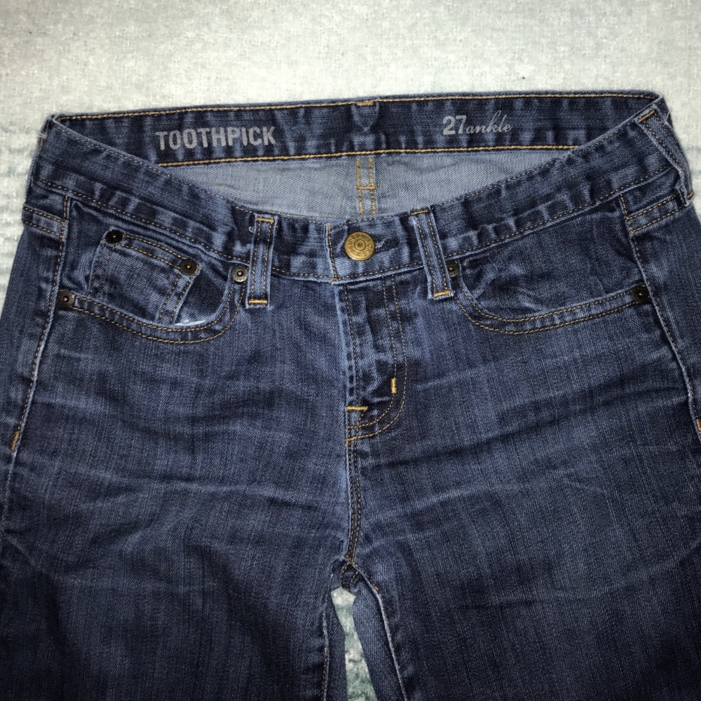 Toothpick by J Crew Ankle Cut Jeans