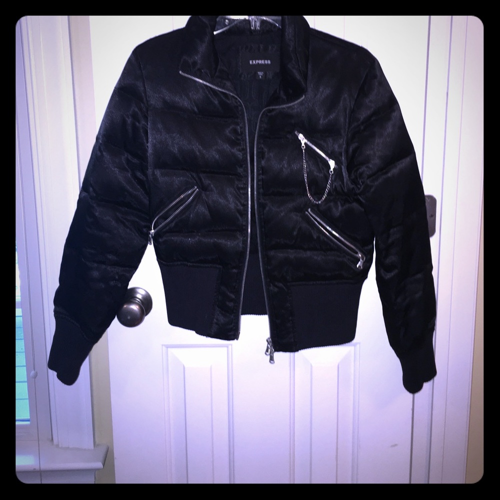 Express black coat
