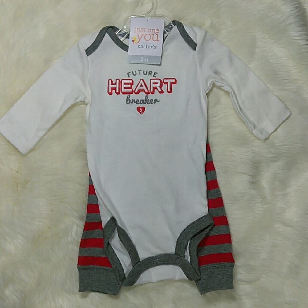 Carter's Just One You 2 piece Valentine's set