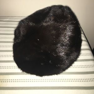 REAL MINK hat
