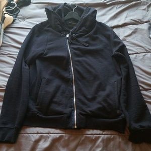 ALLSAINTS Biker Zip Up Hoodie