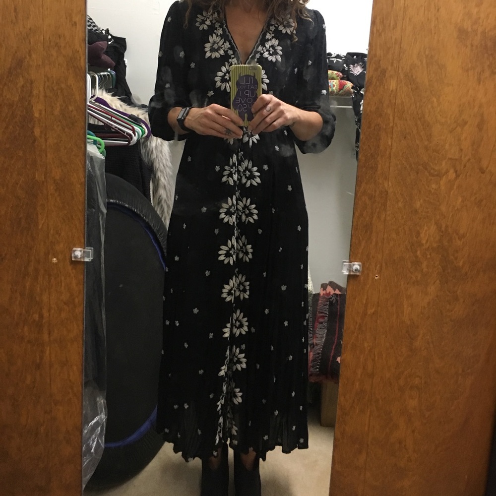 free people embroidered dress