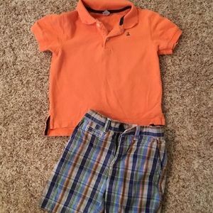 Gap shorts and matching shirt