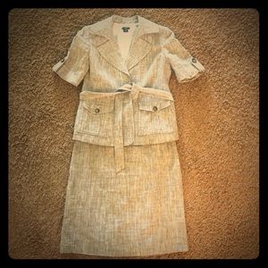 Ann Taylor linen suit