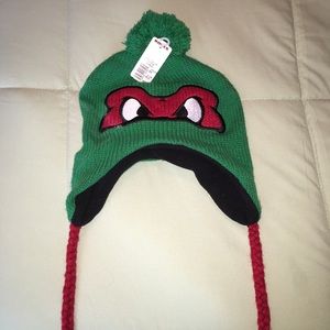Red ninja turtle beanie hat