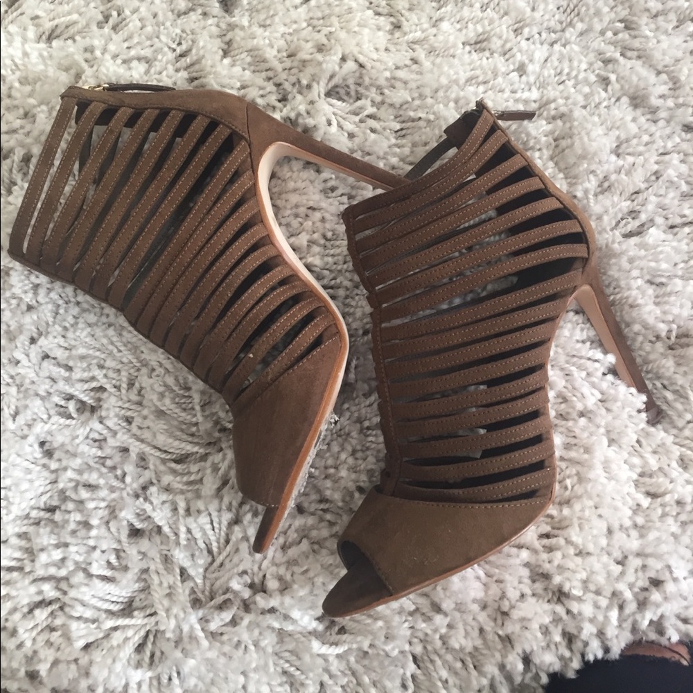 Zara Suede Heels