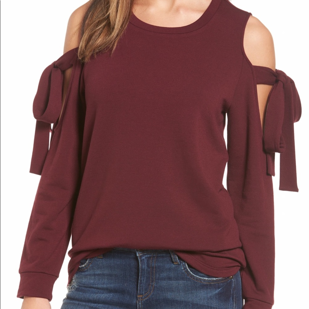 Pleione burgundy royal sweater
