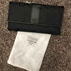 Coach Black Wallet