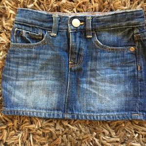 Baby Gap girls blue Jean skirt. 18-24 months