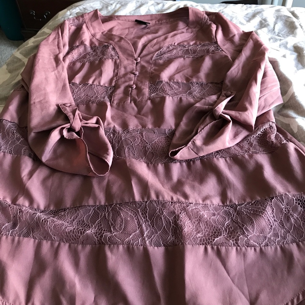 Mossimo soft pink top