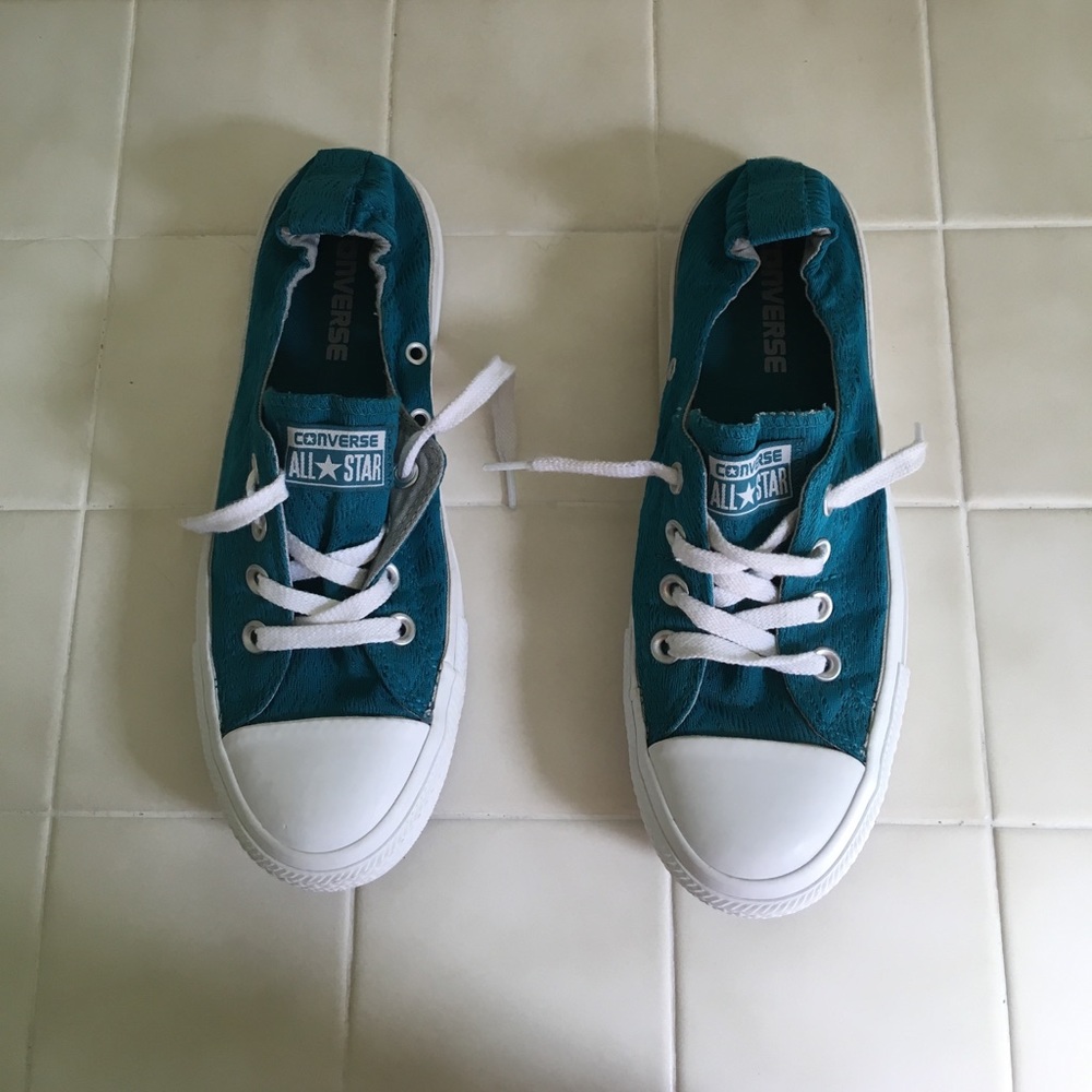 Low Top Turquoise Converse