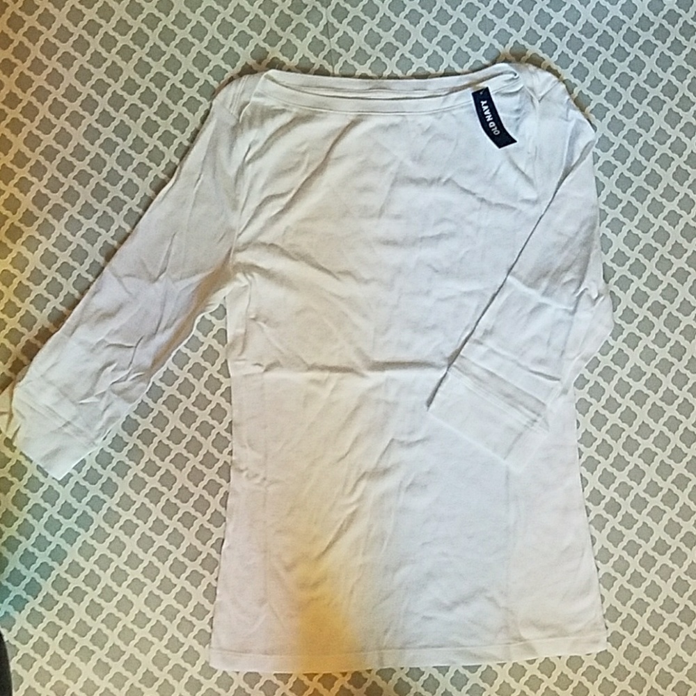 NWT Old Navy boat neck 3/4 sleeve top