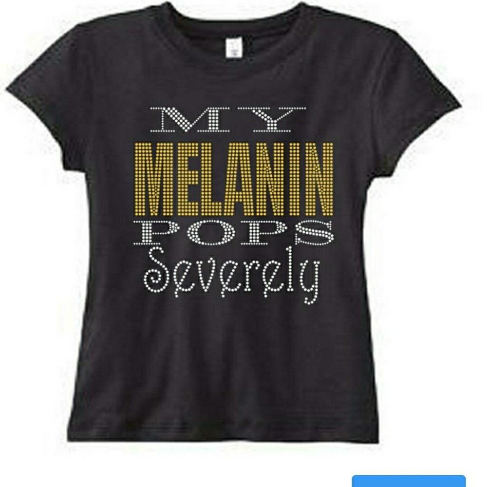 My Melanin Pops Severely Graphic Tee