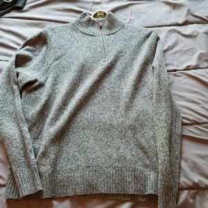 J. Crew Factory 1/4 Zip Wool Sweater Brand New