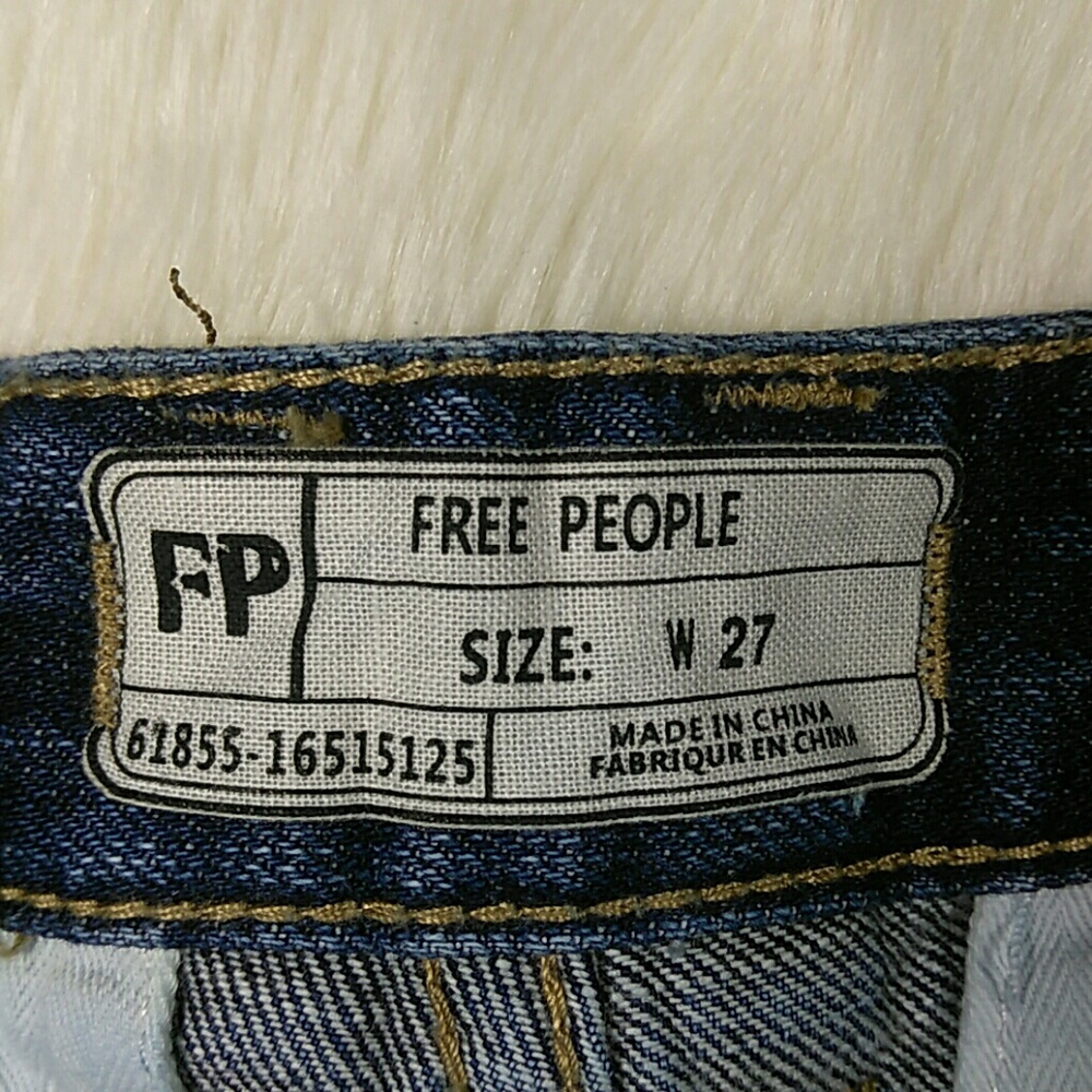 Free People Dark Denim Sweet Surrender Shorts - Picture 5 of 7